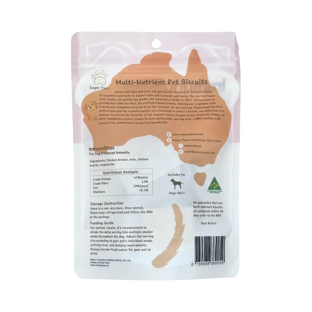 Emper Paws - ImmunoBites 50g - Clear Dog Treats