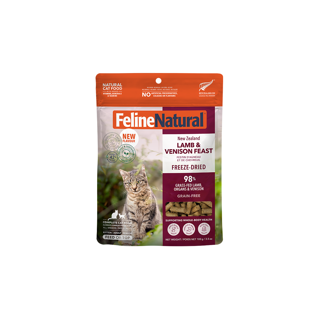 Feline Natural Lamb & Venison Freeze Dried Cat Food