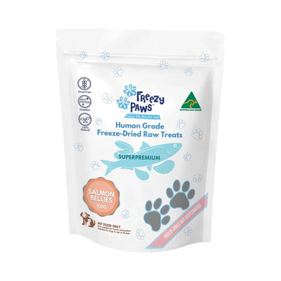 Freezy Paws - Freeze-Dried Salmon Belly Raw Treats 100g