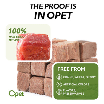 OPET Pet Treat - Duck Cubes 42g