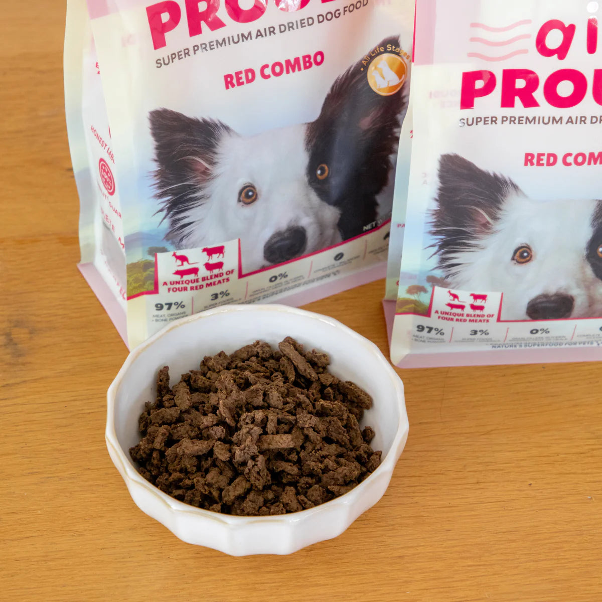 Air Proudi Air Dried Dog Food - Red Combo