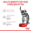 ROYAL CANIN Sterilised Kitten Gravy Wet Cat Food 85g x 12