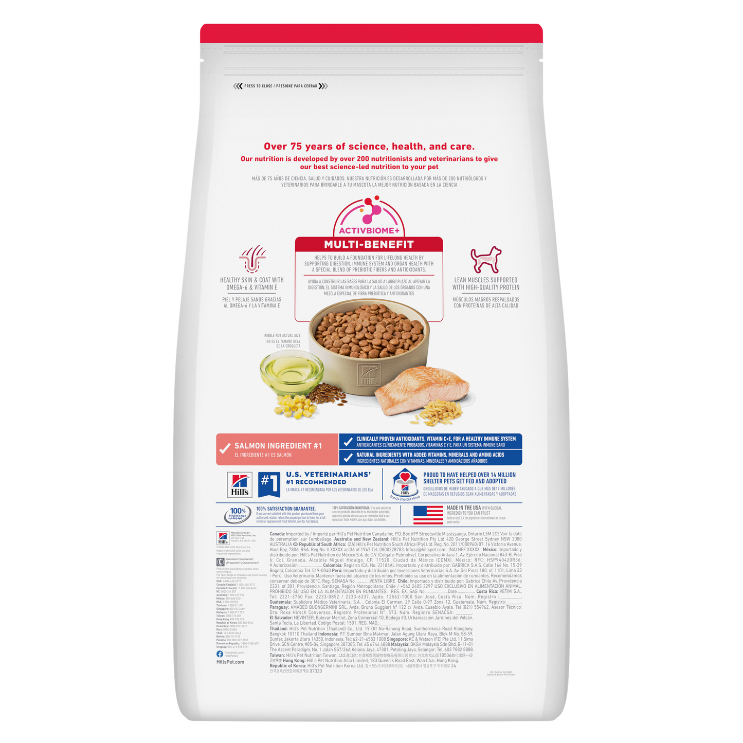 Hill's Science Diet Dog Dry Food Adult Salmon & Brown Rice Recipe
