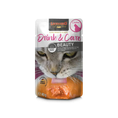 Leonardo® Cat Wet Food Drink & Care Beauty Chicken