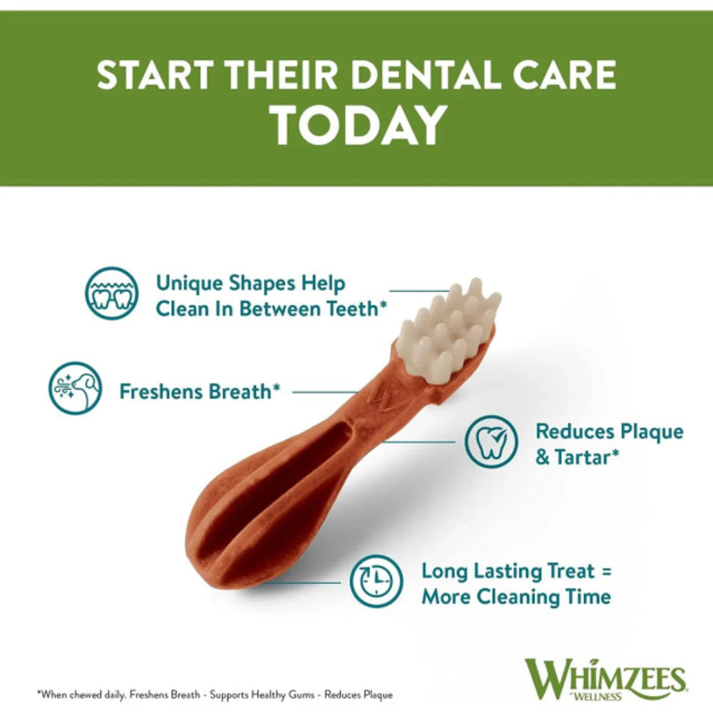Whimzees Dental Dog Treats Toothbrush