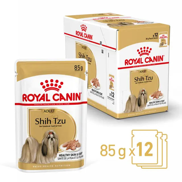 ROYAL CANIN Shih Tzu Loaf Adult Wet Dog Food 85g x 12