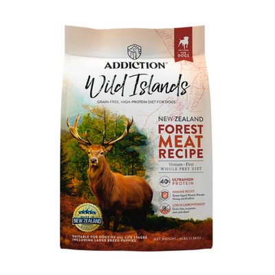 Addiction Dog Dry Food Wild Islands Forest Meat