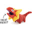 BARK Australian Outbark Collection Lazza Lizard Chew Squeaky Dog Toy - Large