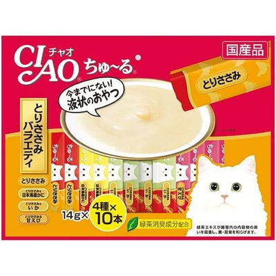 CIAO Churu Chicken Fillet Variety 40 Pcs x 14g