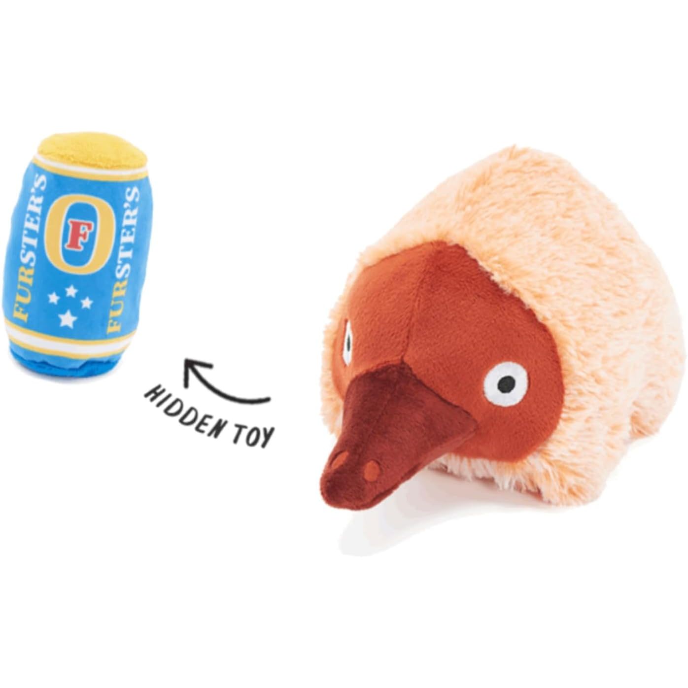 BARK Australian Outbark Collection Edna Echidna Chew Squeaky Dog Toy