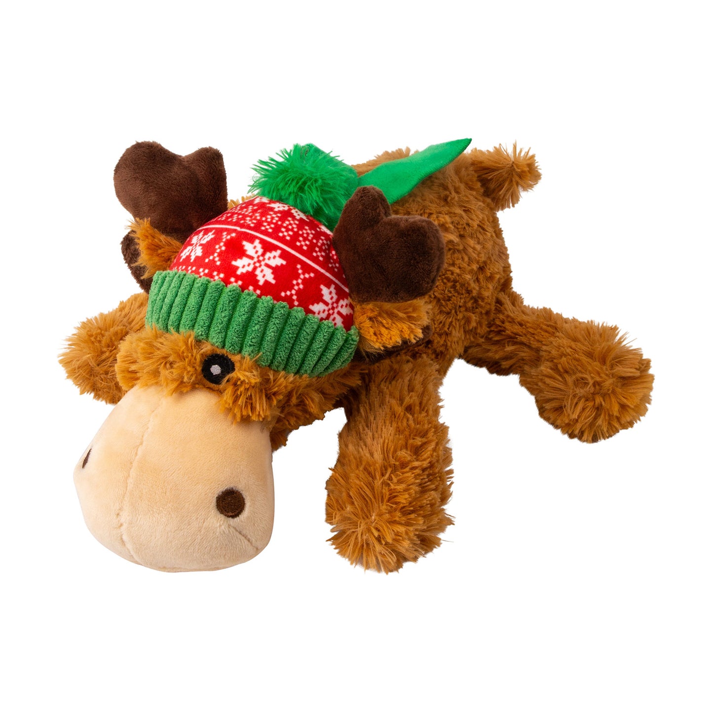 KONG Squeaky Dog Toy Holiday Cozie Reindeer Medium