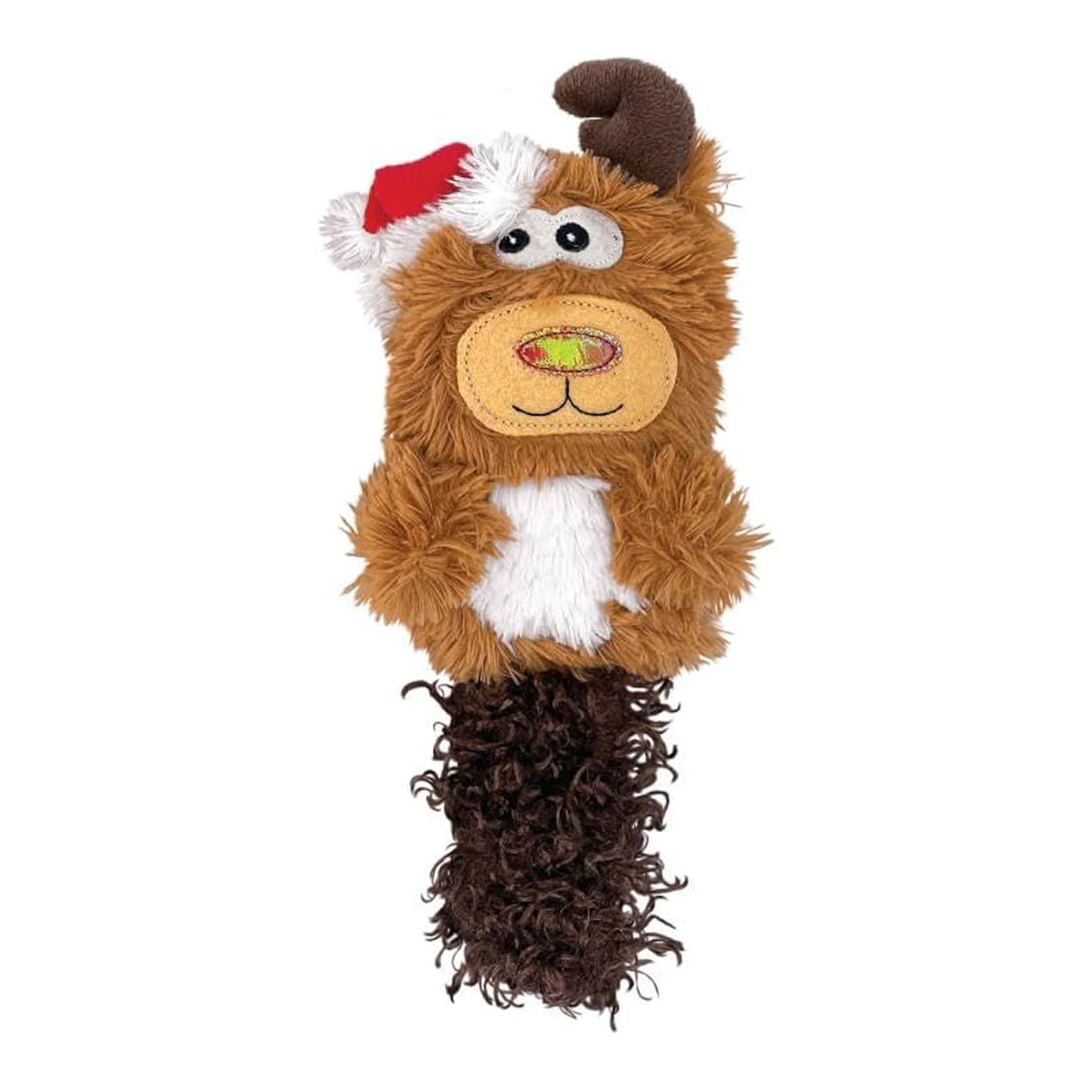 KONG Christmas Holiday Kickeroo Character Assorted Crinkle Plush Toy For Cats