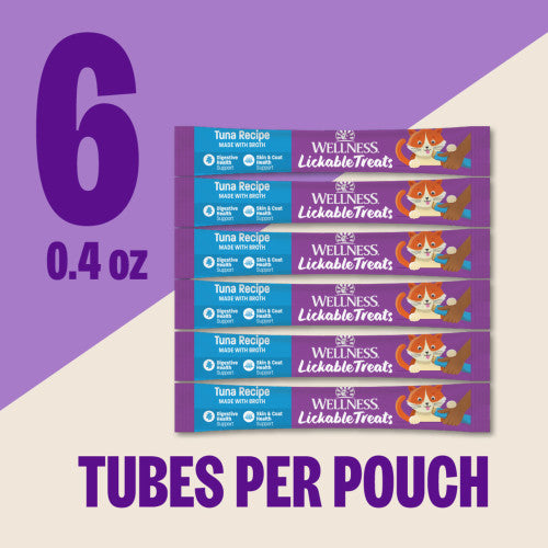 Wellness Lickable Cat Treats Tuna Recipe 12g x 6