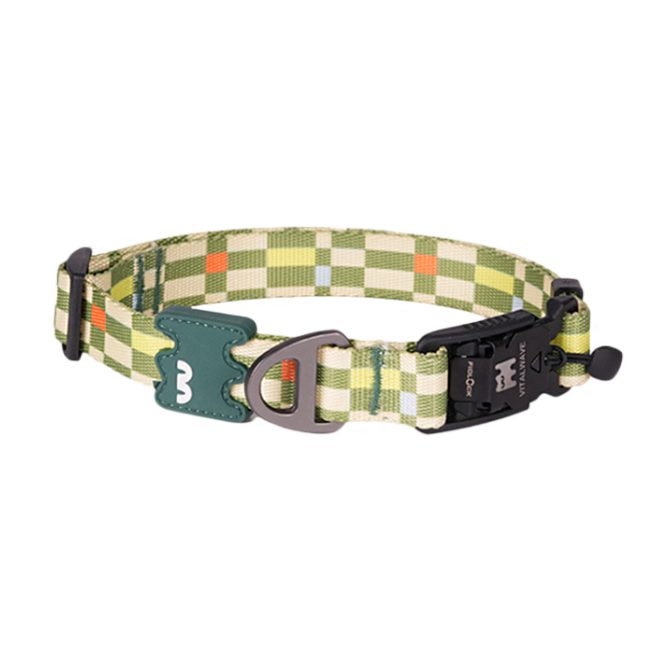 VITALWAVE Pollocksaic Magnetic Snap Dog Collar