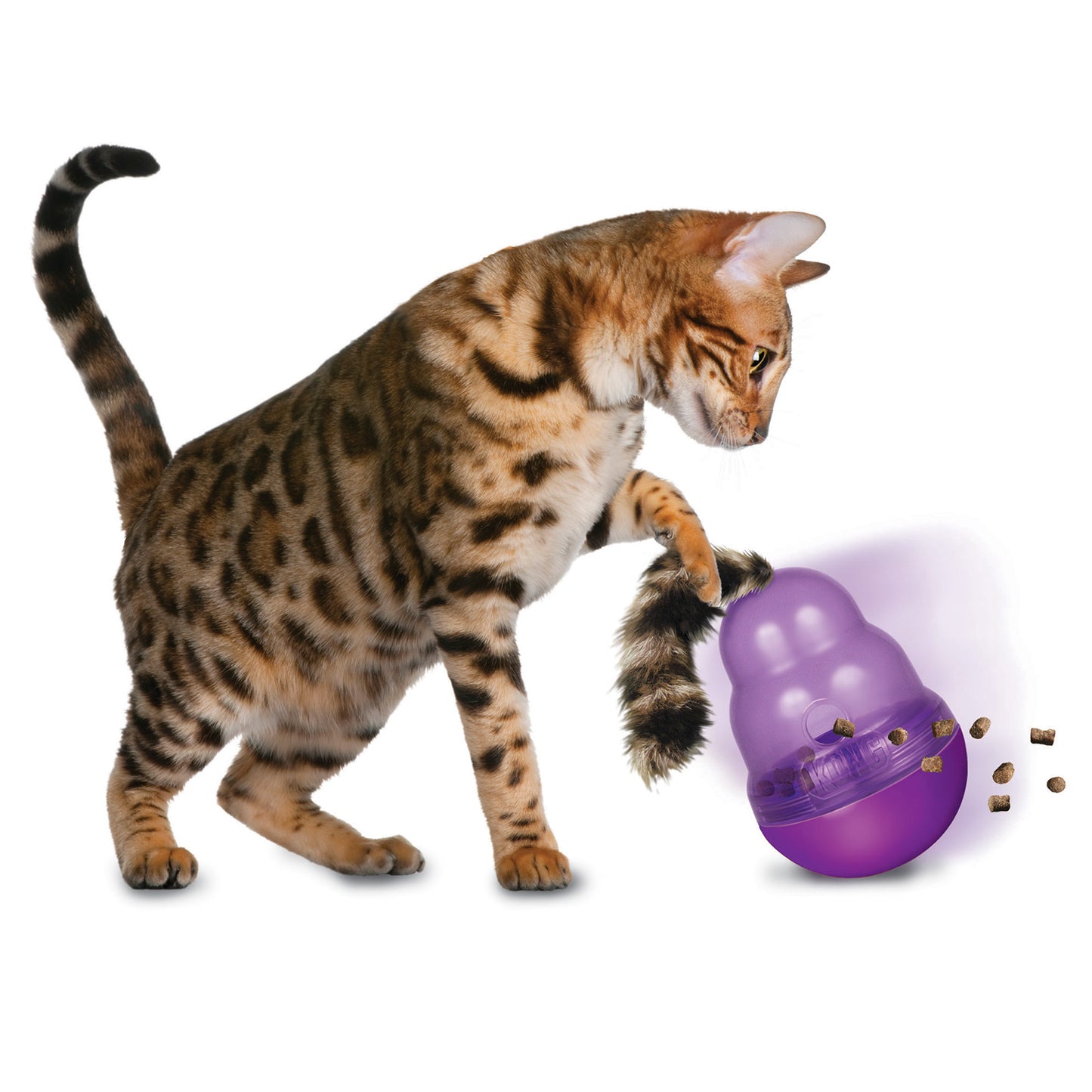 KONG Cat Toys Wobbler Treat Dispensing Toy