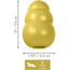 KONG Dog Toy Classic 50th Anniversary Limited Edition Gold