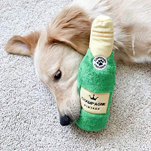 Zippypaws Dog Toy Happy Hour Crusherz – Champagne