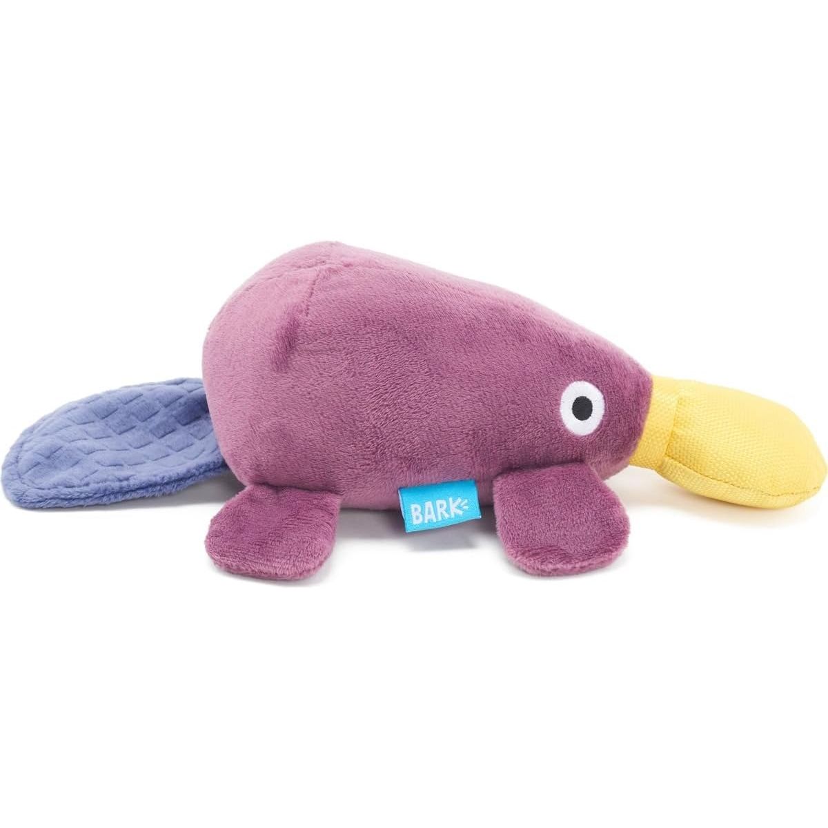 BARK Australian Outbark Collection Drongo Platypus Rip & Reveal Plush Squeaky Dog Toy