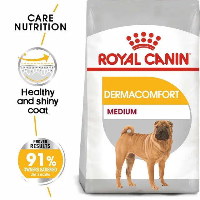 ROYAL CANIN Adult Dry Dog Food Medium Dermacomfort