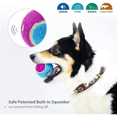 GiGwi Dog Toy - Tennis Ball Small 3PK
