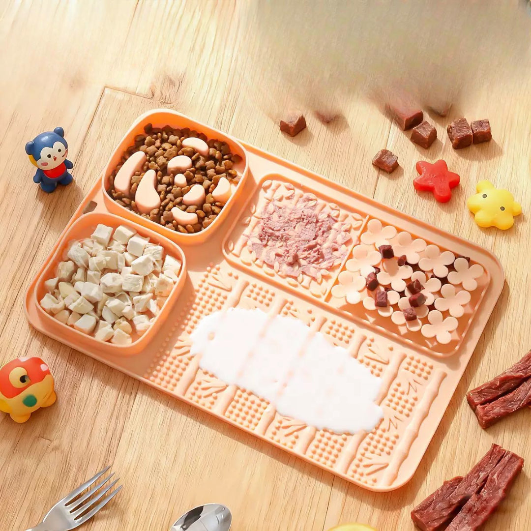 Multifunctional Interactive Slow Feeder Lick Mat