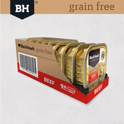 Black Hawk Dog Wet Food Grain Free Beef