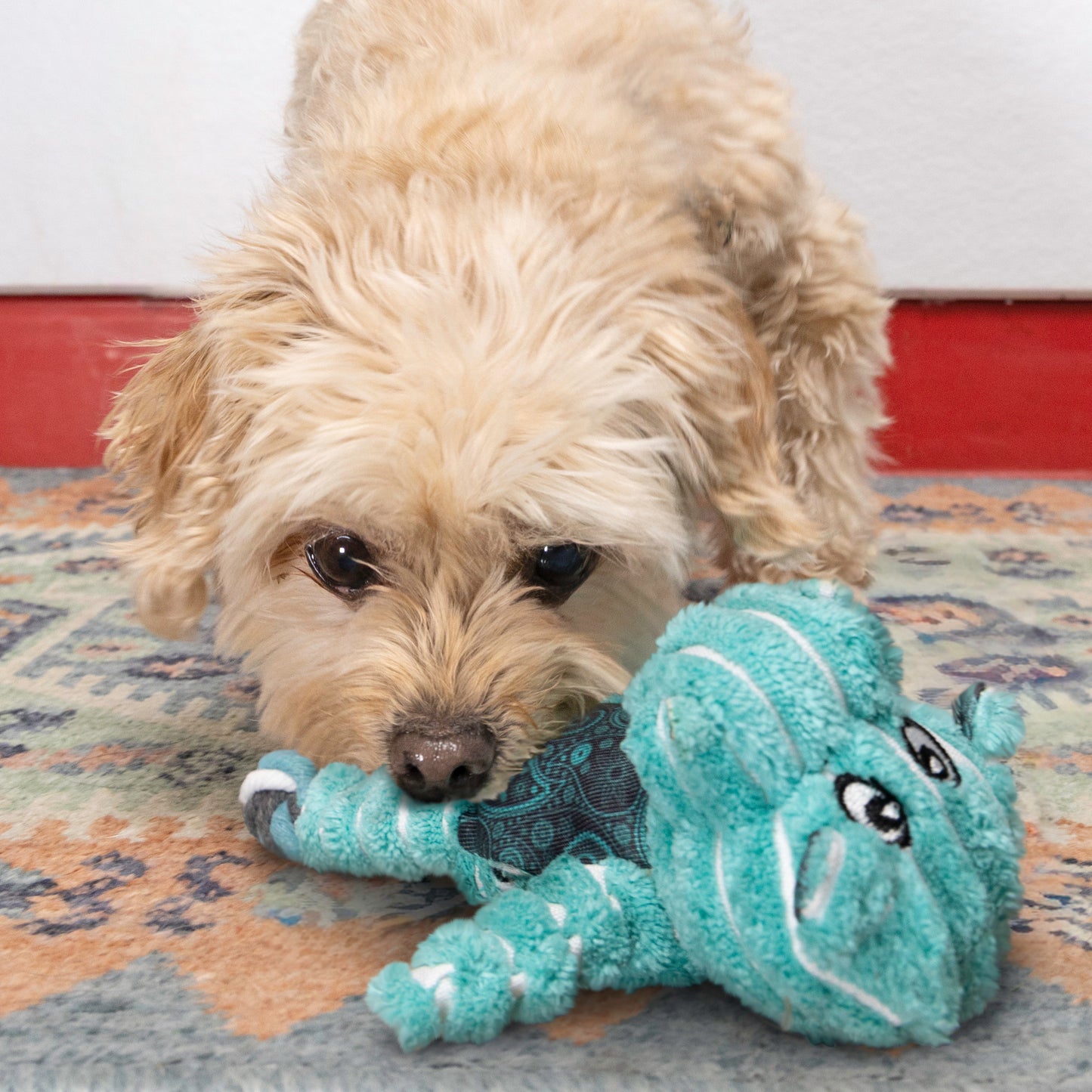 KONG Dog Toy Floppy Knots Hippo
