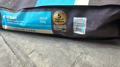 [Tiny Damage] WELLNESS Core Grain Free Dog Dry Food Ocean 10Kg