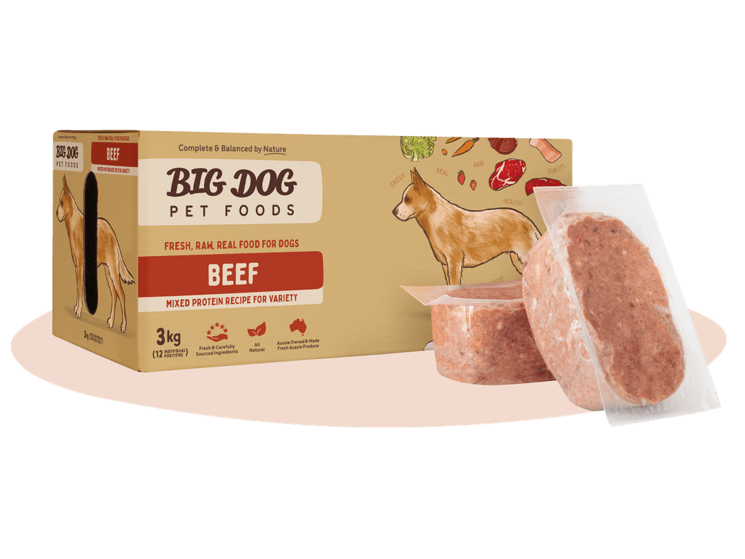 Big Dog Raw Food For Dogs Beef 3Kg