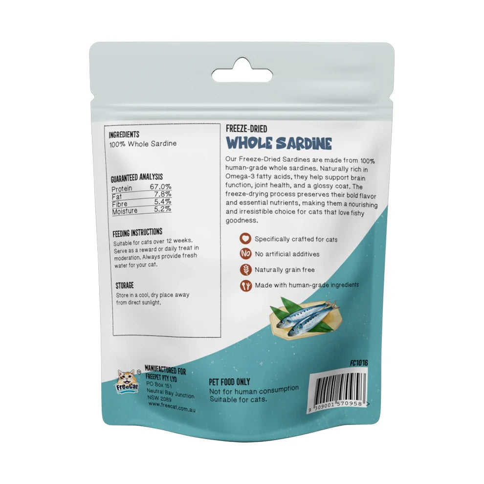 Freecat - Freeze Dried Sardine 50g