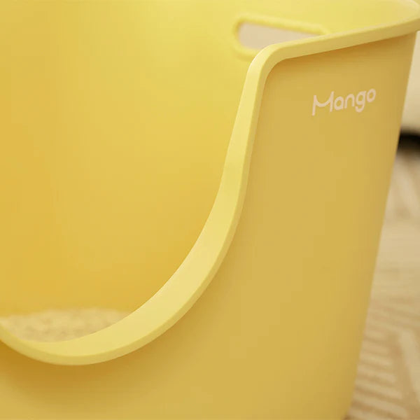 MANGO Extra Size High Edge Ultra-light Weight Cat Litter Box For Large Cat