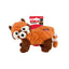 KONG Squeaky Plush Dog Toy Scampers Red Panda Medium