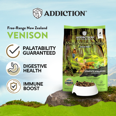 Addiction Cat Dry Food Viva La Venison 1.8kg