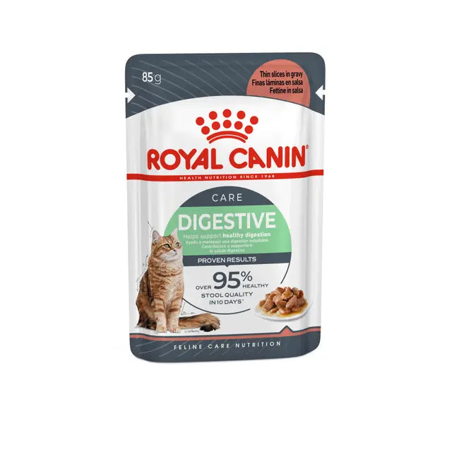 ROYAL CANIN Digestive Care Gravy Adult Wet Cat Food 85g x 12