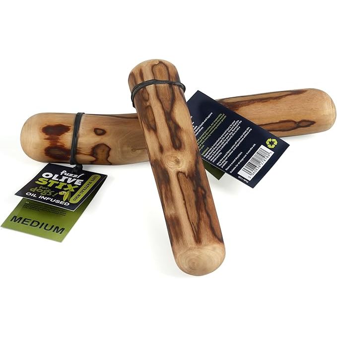 Fuzzl Dog Toy Olive Wood Stix