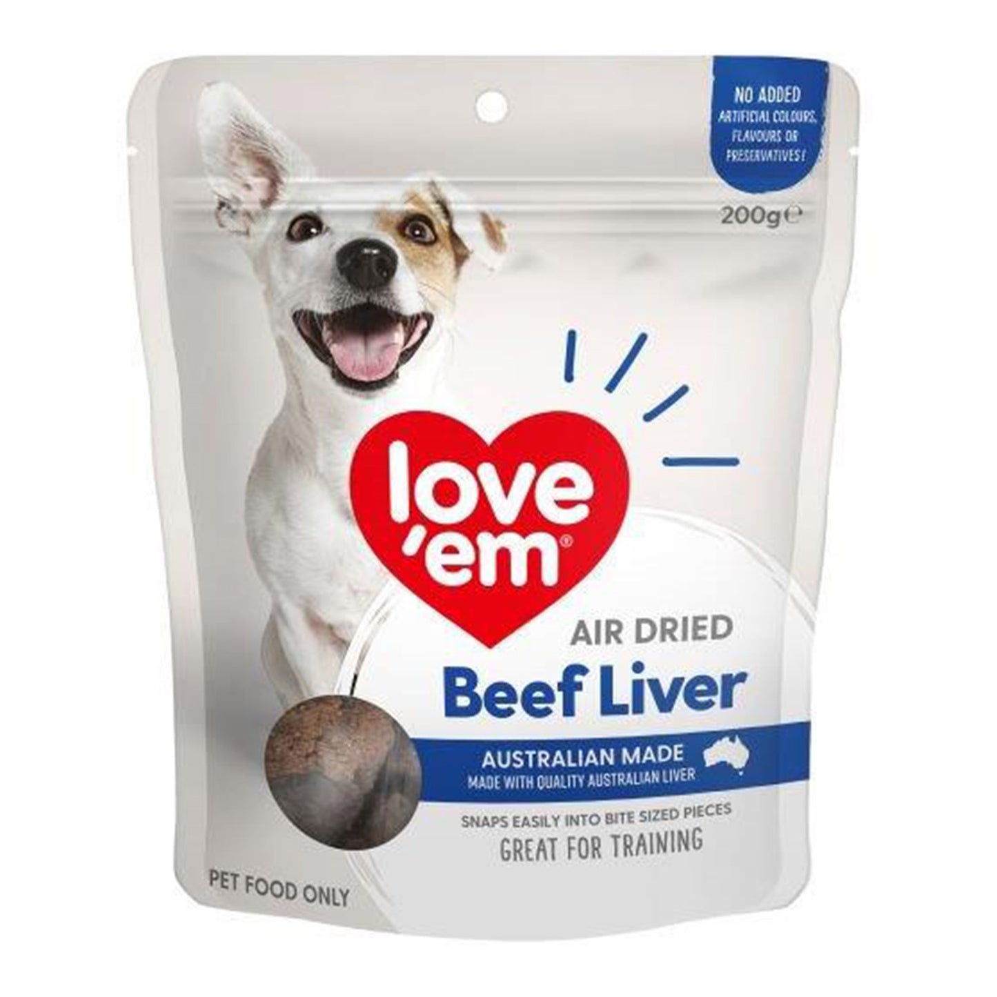 Love Em Dog Treats Air Dried Beef Liver