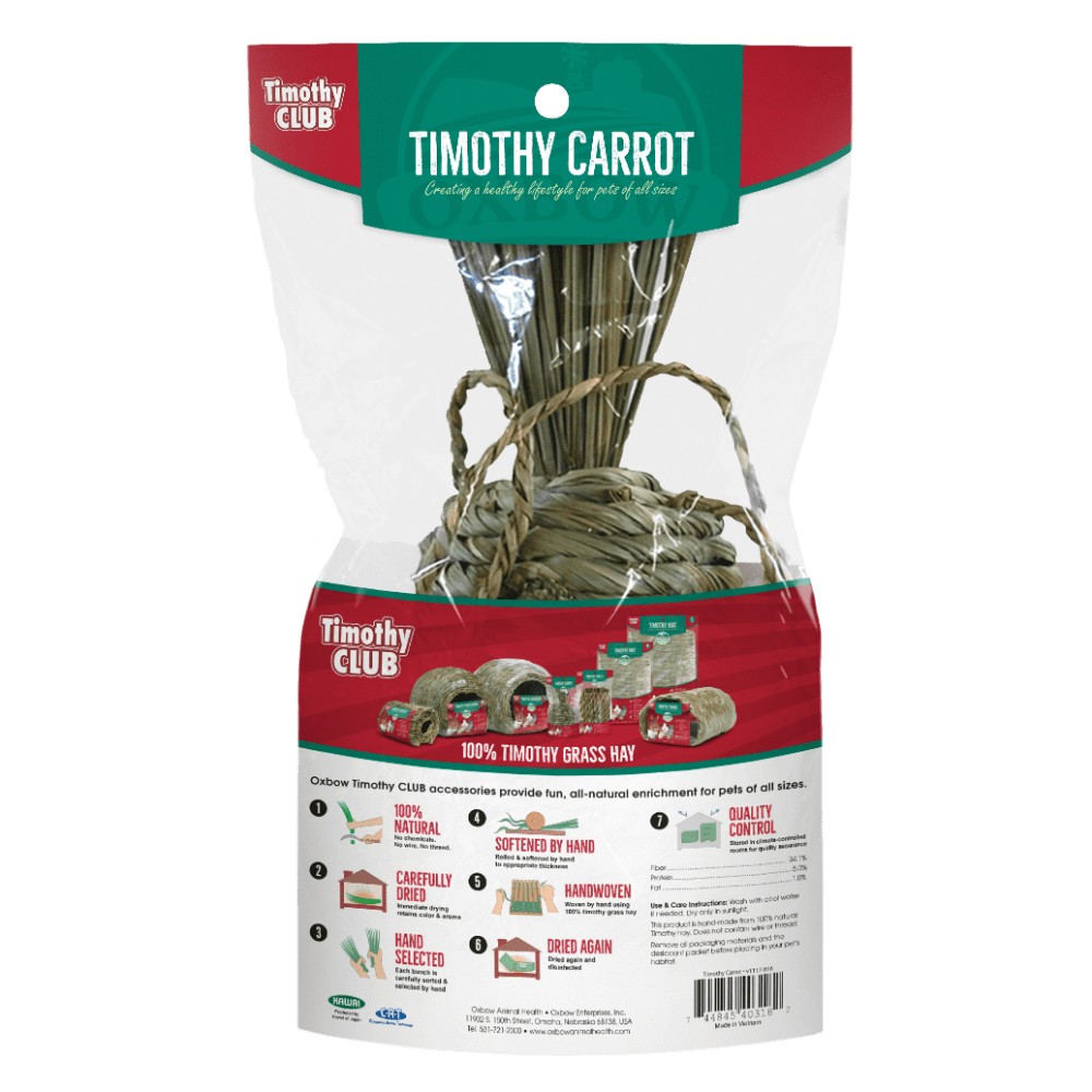 Oxbow Timothy CLUB Timothy Carrot