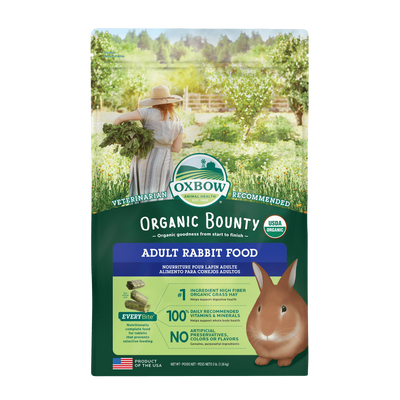 Oxbow Organic Bounty Adult Rabbit Food 1.36kg