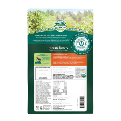 Oxbow Organic Bounty Adult Guinea Pig Food 1.36kg