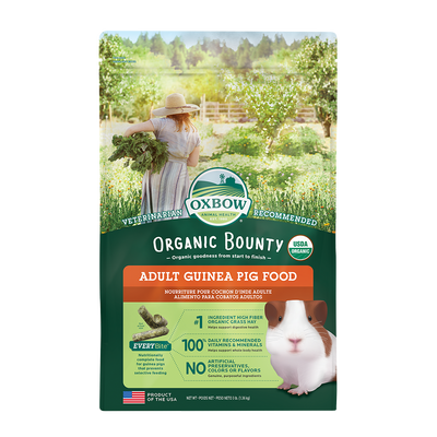 Oxbow Organic Bounty Adult Guinea Pig Food 1.36kg