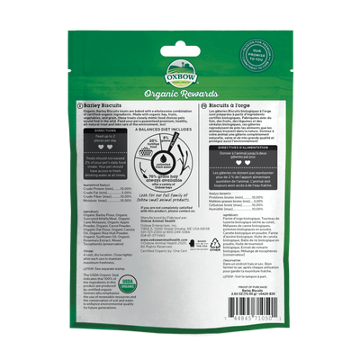 Oxbow Organic Barley Biscuits