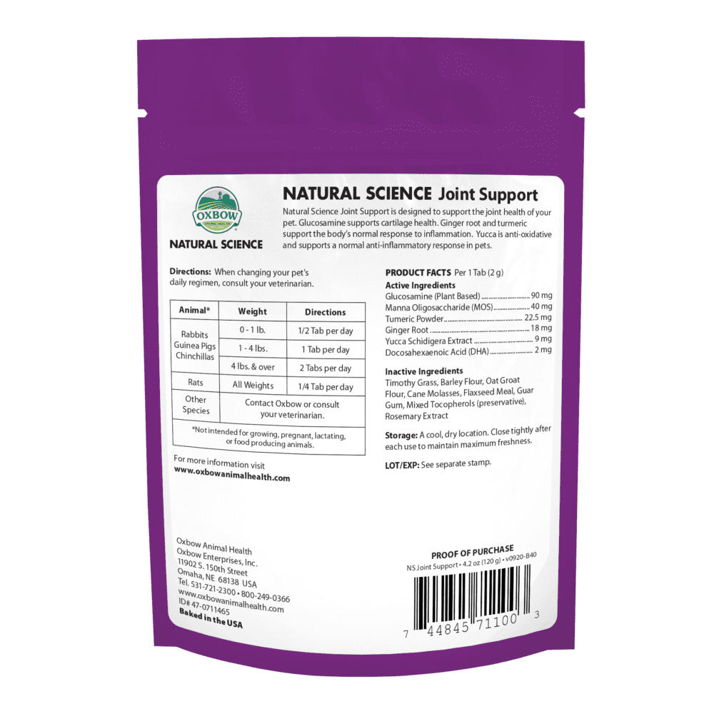 Oxbow Supplements Natural Science Joint Support