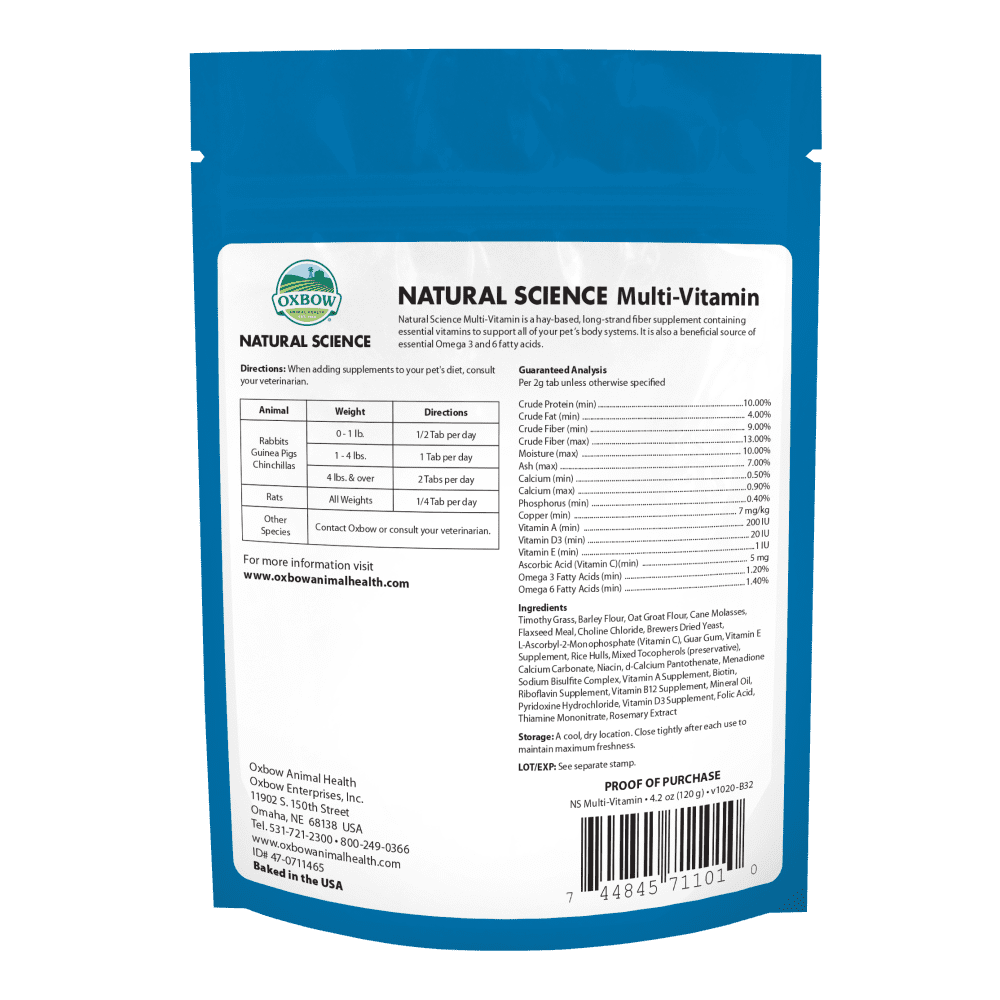 Oxbow Supplements Natural Science Multi-Vitamin