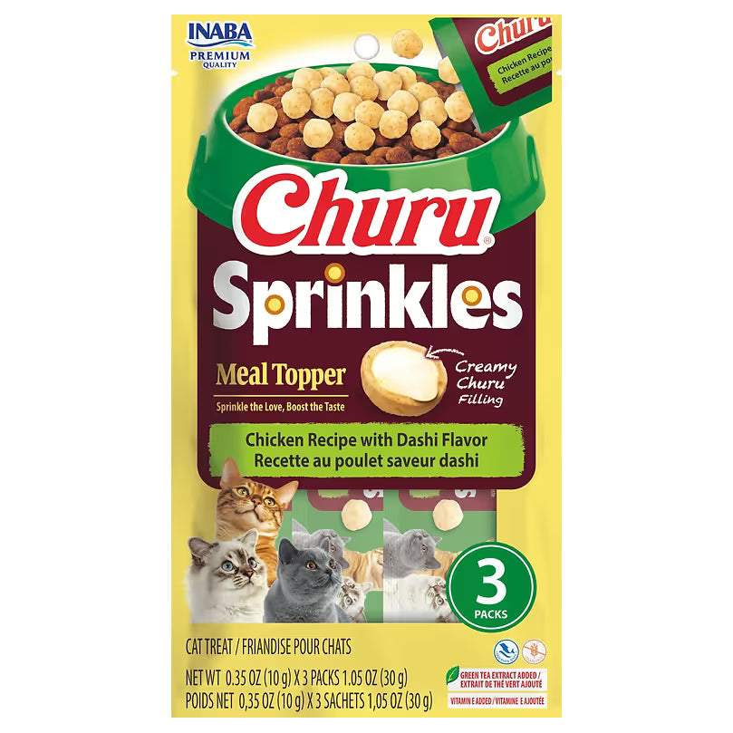Inaba Cat Treat Sprinkles Chicken & Dashi 30g