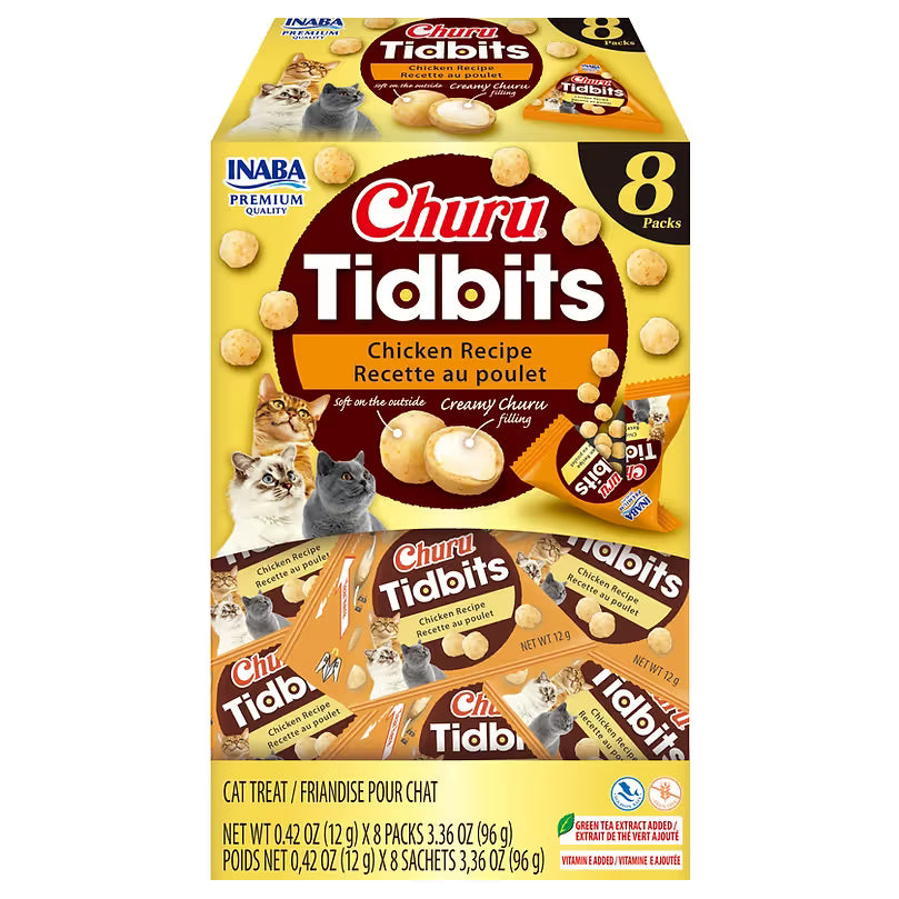 Inaba Cat Treat Tidbits Chicken 96g