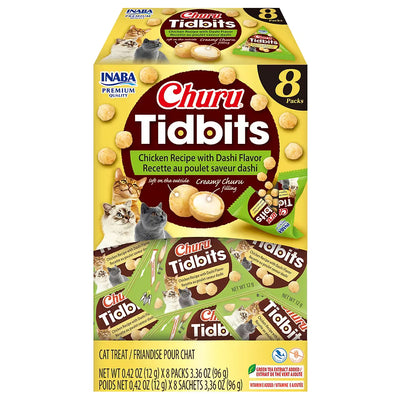 Inaba Cat Treat Tidbits Chicken with Dashi 96g