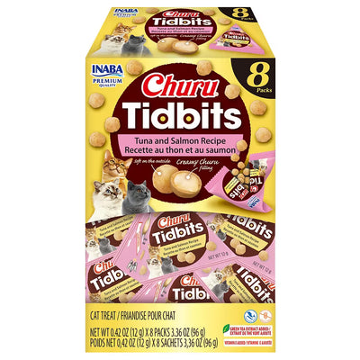 Inaba Cat Treat Tidbits Tuna & Salmon 96g