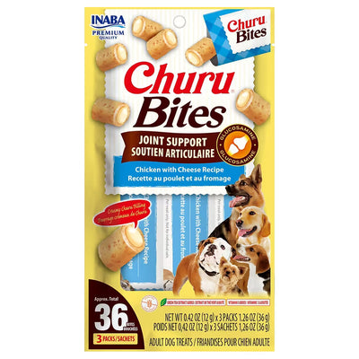 INABA Dog Churu Bites Joint Support Chicken & Cheese Flavour 30G