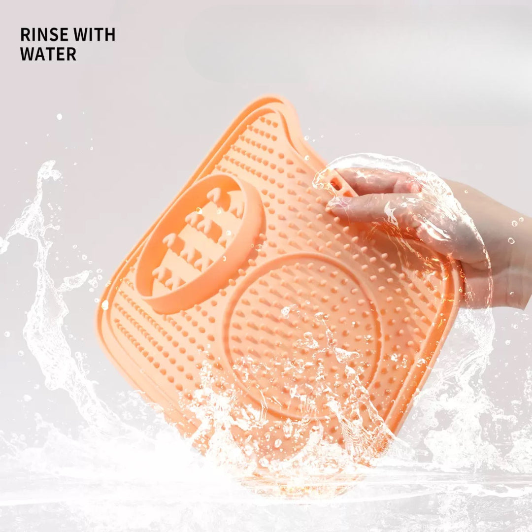 Cat-Shaped Interactive Slow Feeder Lick Mat