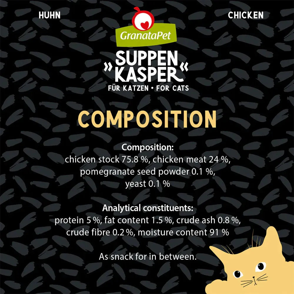 GranataPet SuppenKasper - Chicken Pur 70g Cat Wet Food